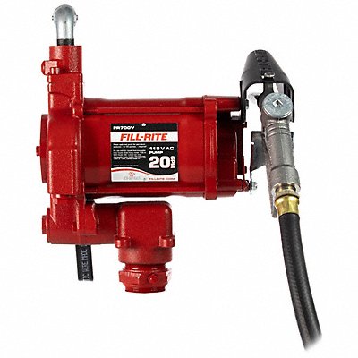 FILL-RITE FR700V Fuel Transfer Pump 1/3 hp 20 gpm