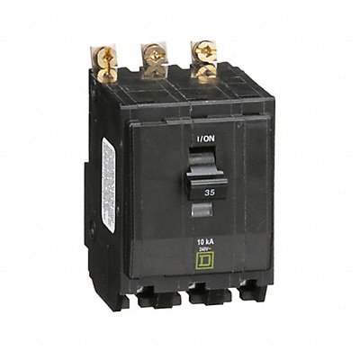 SQUARE D QOB335 Circuit Breaker 35A Bolt On 120/240V 3P