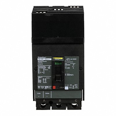 SQUARE D HGA36110 Circuit Breaker 110A 3P 600VAC HG