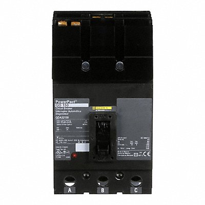 SQUARE D QDA32150 Circuit Breaker 150A 3P 240VAC QD