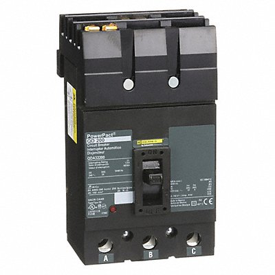 SQUARE D QDA32200 Circuit Breaker 200A 3P 240VAC QD