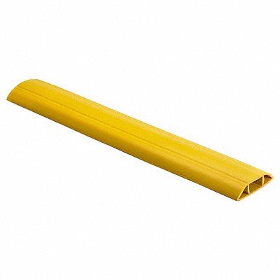 HUBBELL WIRING DEVICE-KELLEMS FT10Y3 Cable Protector 1 Channel Yellow 3 ft L