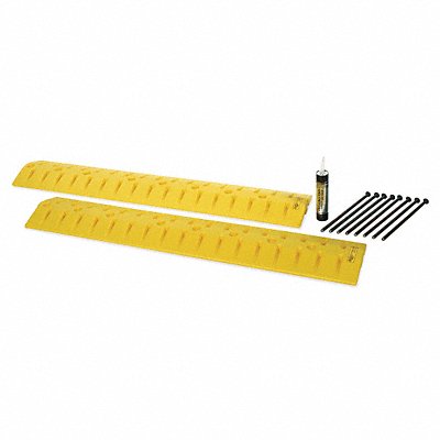 GRAINGER 2GTG7 Cable Protector Drop Over 2 Channel 9ft.