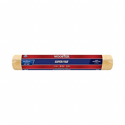WOOSTER R24018 Paint Roller Cover 18 L 1/2 Nap Knit
