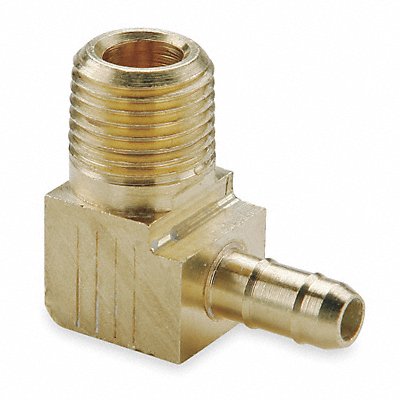 PARKER 22986 Male 90Deg Elbow 0.375 In Tube Brass