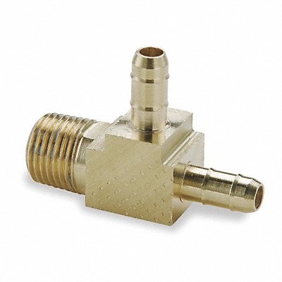 PARKER 23162 Male Run Tee 0.250 In Tube Size Brass