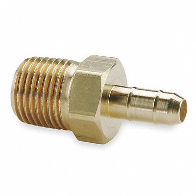 PARKER 2884 Male Connector 1/2 In Tube Size Brass