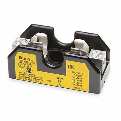 BUSSMANN T601001C Fuse Block 61 to 100A T 1 Pole