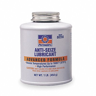 PERMATEX 80208 Heavy Duty Anti-Seize 16 oz BrshTp Cn