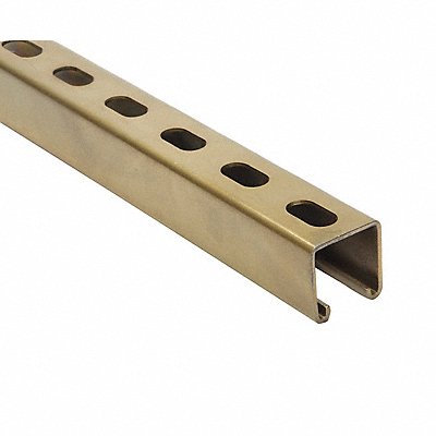 GRAINGER FS200SSGD12000 Strut Channel Steel Overall L 10ft