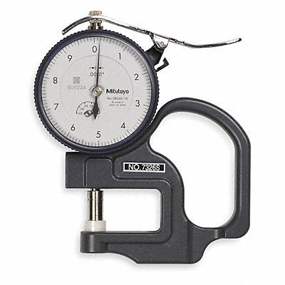 MITUTOYO 7326A Dial Thickness Gauge Accuracy +/-0.0002