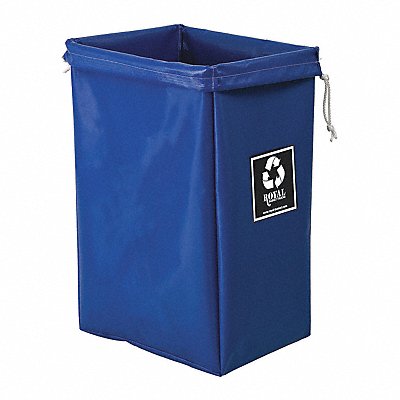 ROYAL BASKET TRUCKS G00BBXEBN Enviro Hamper Bag 30 gal Blue Vinyl