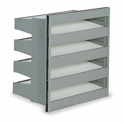 DAYTON 2HNT6 HEPA Filter 23.4in D 11.5 in H 23.4 in W