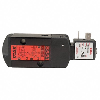 ASCO SC8551A001MS Solenoid Valve 3/2 to 5/2 1/4 In 120VAC