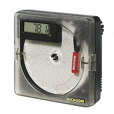DICKSON SL4350 Circular Chart Recorder 4in Dia 24hr/7day