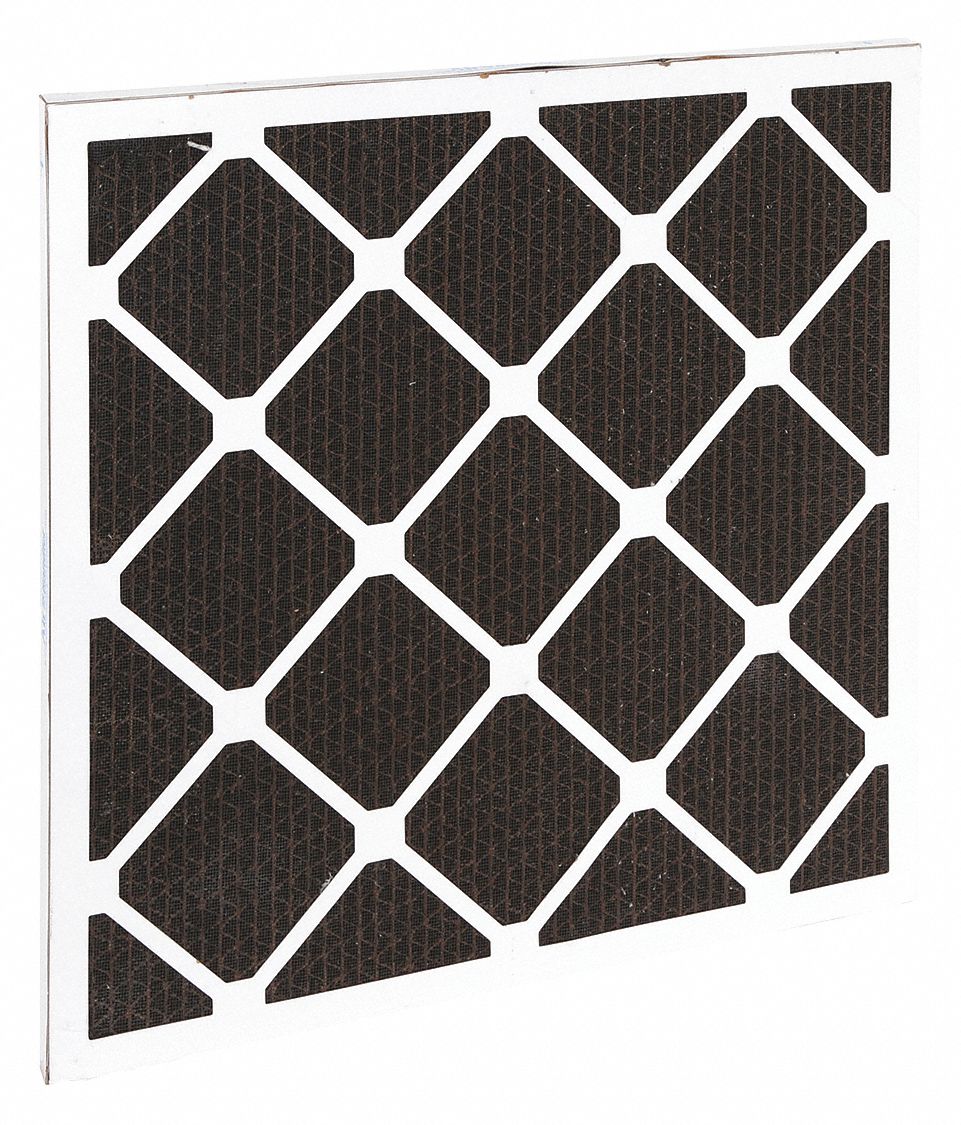 GRAINGER 2JUC8 Odor Removal Non-Pleated Filter 20x20x1