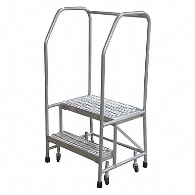 COTTERMAN A2R2626A3B3C50P6 Rolling Ladder Welded Handrail Platform 20In H
