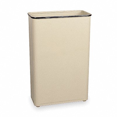 RUBBERMAID COMMERCIAL PRODUCTS FGWB96RAL Garbage Can Rectangular 24 gal Almond