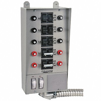 RELIANCE 30310A Mnl Trans Swtch 125/250V AC 30 A 0Spaces