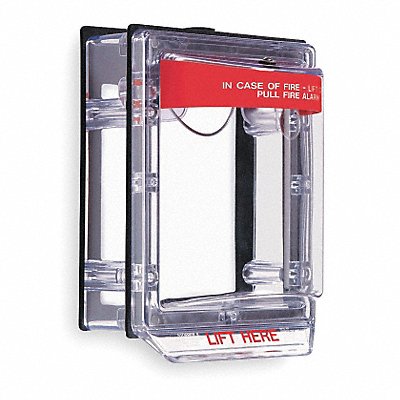 SAFETY TECHNOLOGY INTERNATIONAL STI3150 Pull Station Guard Polycarbonate Surface