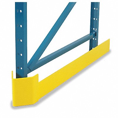 STEEL KING GDLL11046YW Outside Rack Guard Left 46 H Steel