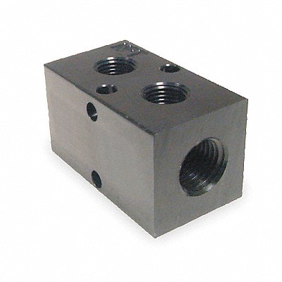 PNEUMADYNE INC M101252 Manifold BLK Alum 2Outlets 1.75 L