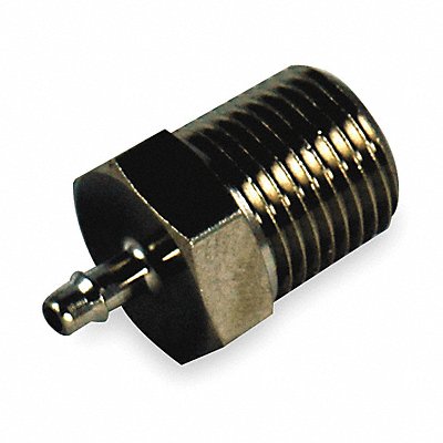 PNEUMADYNE INC EB35 Male Connector 10-32x5/32 In Barb Brass