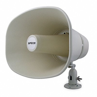 SPECO TECHNOLOGIES SPC30RT Horn Weatherproof 11 x 8 In 30W