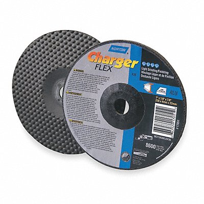 NORTON 66252842205 Depressed Grinding Wheel 7/8 CN Unthreaded Hole