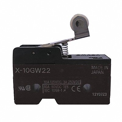 OMRON X10GW22 Snap Action Swtch HingeRoller Lever 1NO/1NC