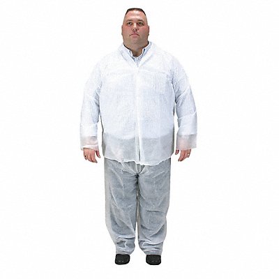 CONDOR 2KTR1 D2179 Disposable Shirt 2XL Snap PK25