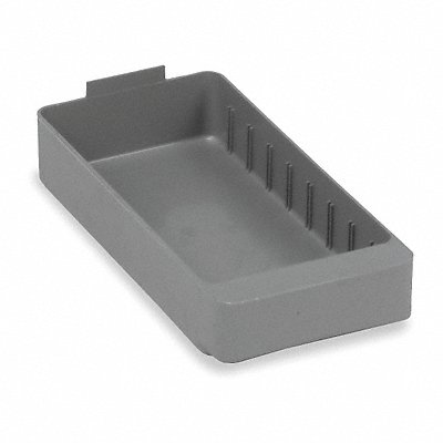 QUANTUM STORAGE SYSTEMS QED401GY D5564 Drawer Bin Grey Polystyrene 2 1/8 in