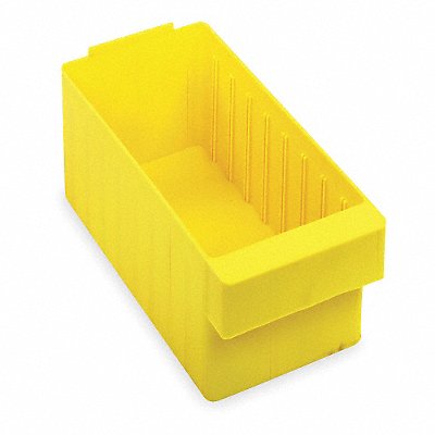 QUANTUM STORAGE SYSTEMS QED601YL F1577 Drawer Bin Yellow Polystyrene 4 5/8 in