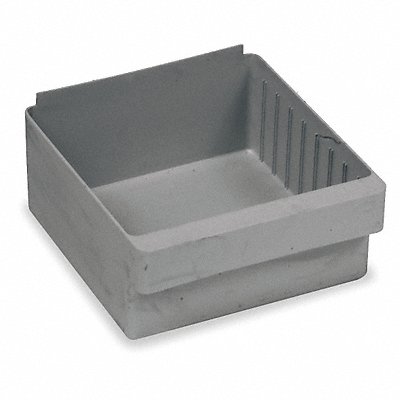 QUANTUM STORAGE SYSTEMS QED701GY D5566 Drawer Bin Grey Polystyrene 4 5/8 in