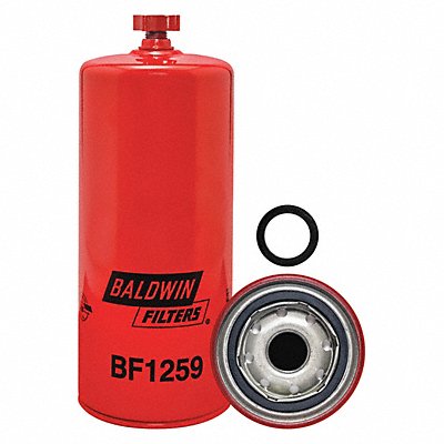 BALDWIN FILTERS BF1259 Fuel Filter 9-17/32x3-11/16x9-17/32 In