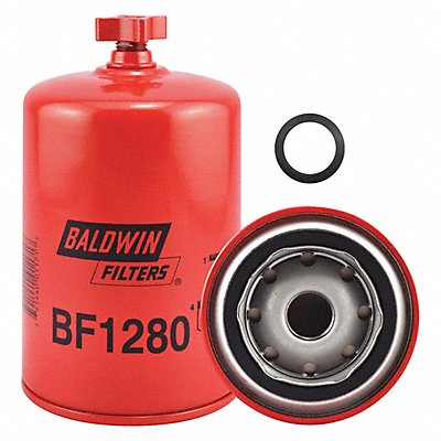 BALDWIN FILTERS BF1280 Fuel Filter 6-1/4 x 3-11/16 x 6-1/4 In