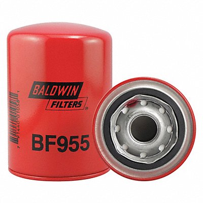 BALDWIN FILTERS BF955 Fuel Filter 5-3/8 x 3-11/16 x 5-3/8 In