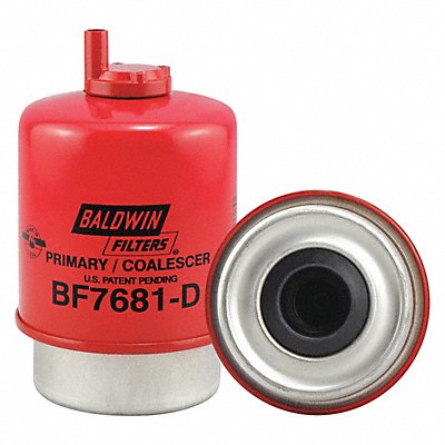 BALDWIN FILTERS BF7681D Fuel Filter 5-7/32 x 3-9/32 x 5-7/32 In