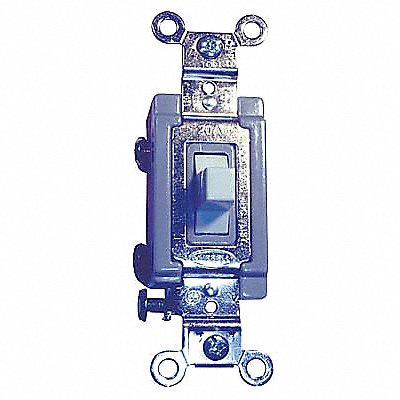 HUBBELL HBL1557W Wall Switch Wht 20A Bk Sd Single Pole / Double Throw