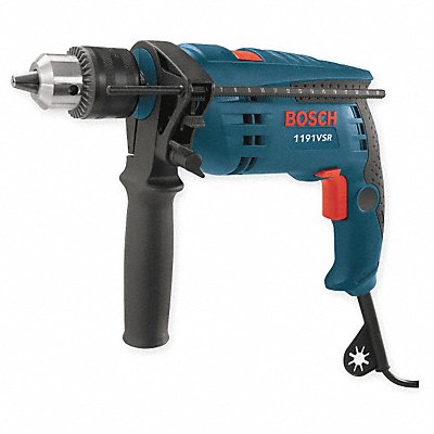 BOSCH 1191VSRK Hammer Drill Kit 1/2 7.0A 0-48 000bpm