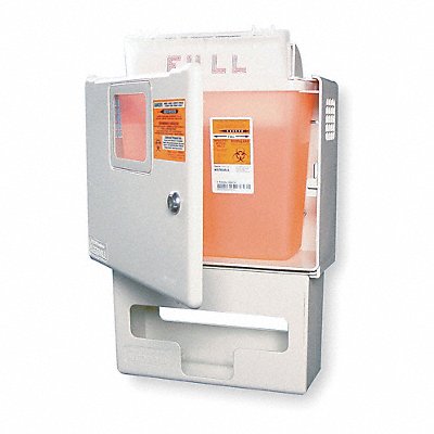 METRO SXR251 Sharps Locking Cabinet w/SharpsContainer