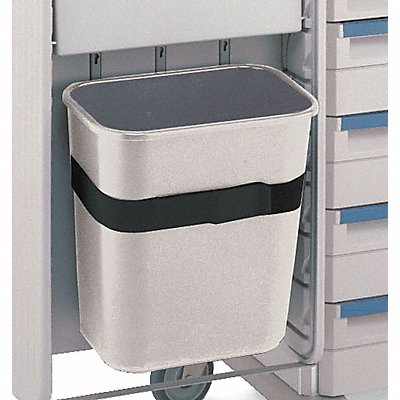 METRO SXRBSKTH Waste Basket W 11-1/4 H 12-1/4 w/Holder