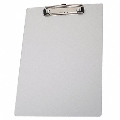 GRAINGER 2LJX3 Clipboard Letter Size Metal Silver