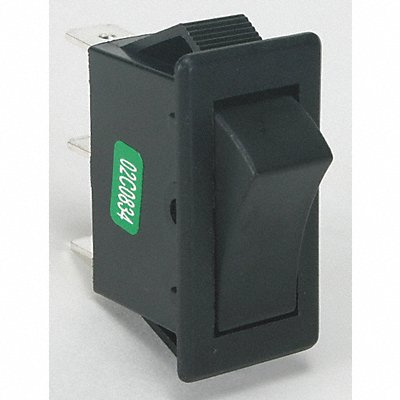 POWER FIRST 2LNA1 Rocker Switch NoLens/Lamp Black On/Off/On