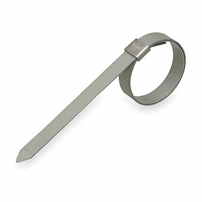 BAND-IT GRS301 Band Clamp 3/8 W Lip-Lock 9/16 OD PK24