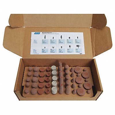 NORTON 69083147789 Vitrified Mounted Pt Kit A/O 60 Med