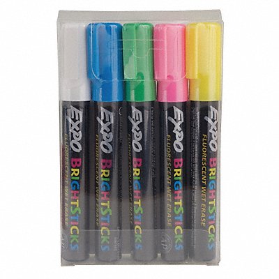 EXPO 14075 Wet Erase Marker Set Chisel PK5
