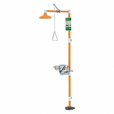 GUARDIAN EQUIPMENT G1950BC Drench Shower With Face/Eyewash 16 in W