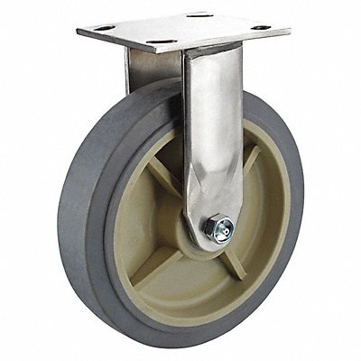 GRAINGER P21RXPRP060D14AM Standard Plate Castor Rigid 500 lb.