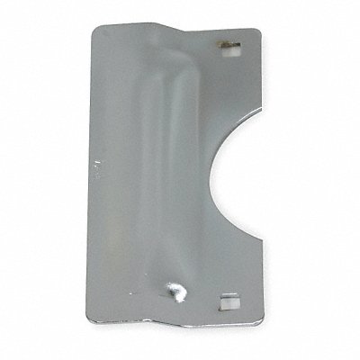 GRAINGER 2MDH6 Door Latch Guard Chrome 7 x 3 In.